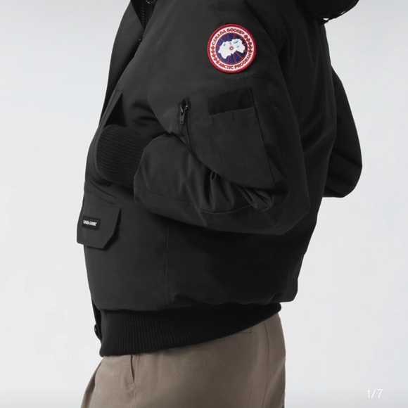 Womens Chilliwack Bomber Canada Goose red coat jacket Large - Picture 6 of 7